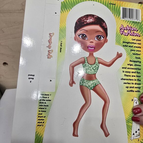 Set Of 4 Dress Up Dolls  Paper Doll Books Uncut Fashions - Picture 14 of 16